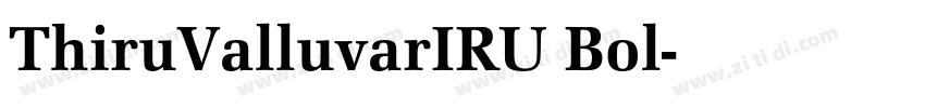 ThiruValluvarIRU Bol字体转换